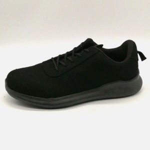 Propet‎  Mens Vance Flat Heel Lace Up Sneaker Cushioned Black Sz 8.5W NEW